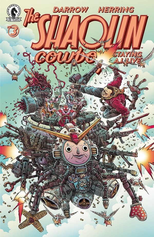 Cover image for Shaolin Cowboy: Staying A.I.Live #3 (CVR B) (1:15) (James Stokoe)
