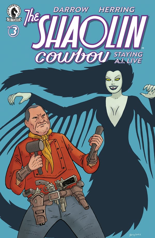 Cover image for Shaolin Cowboy: Staying A.I.Live #3 (CVR C) (Gilbert Hernandez)