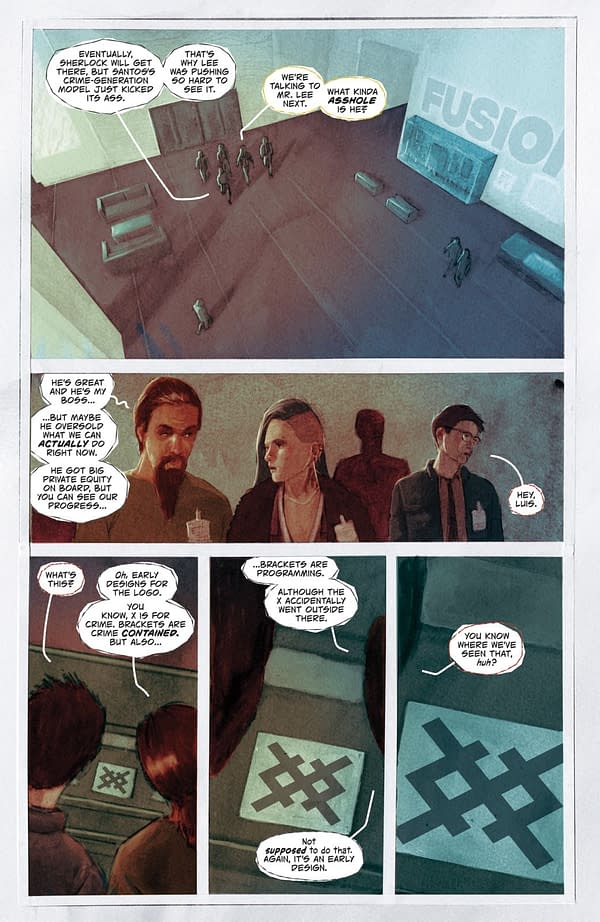 Interior preview page from THE SMART DIVISION #2 JOHN PEARSON COVER