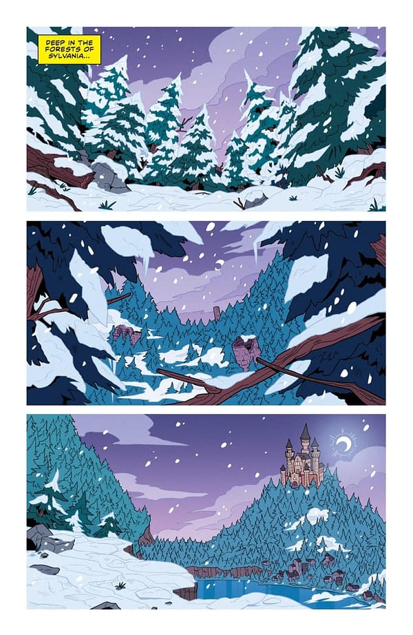 Interior preview page from SONIC THE HEDGEHOG #89 MILES ARQ COVER