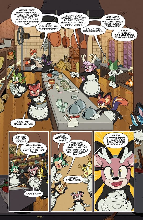 Interior preview page from SONIC THE HEDGEHOG #89 MILES ARQ COVER