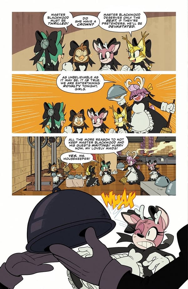 Interior preview page from SONIC THE HEDGEHOG #89 MILES ARQ COVER