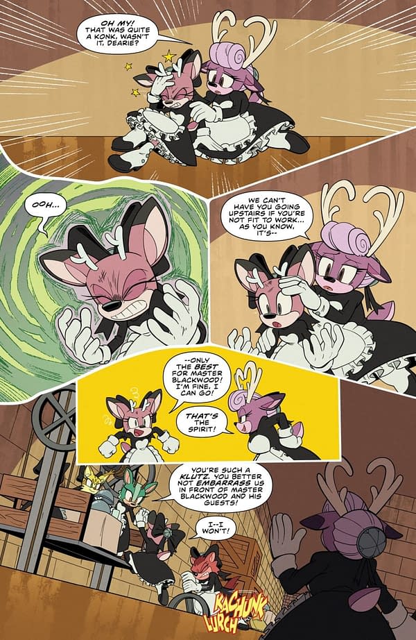 Interior preview page from SONIC THE HEDGEHOG #89 MILES ARQ COVER
