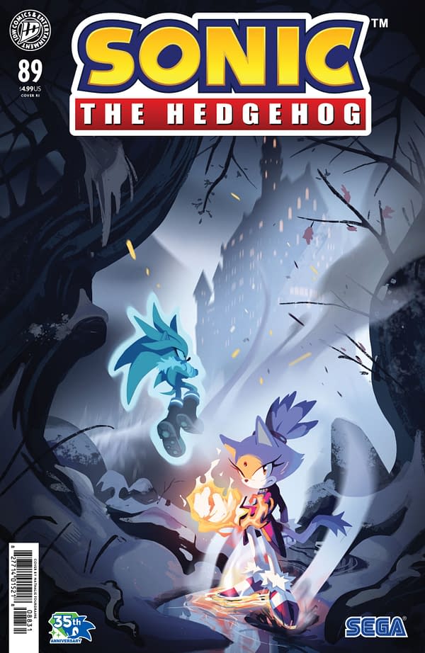 Cover image for Sonic the Hedgehog #89 Variant RI (15) (Fourdraine)