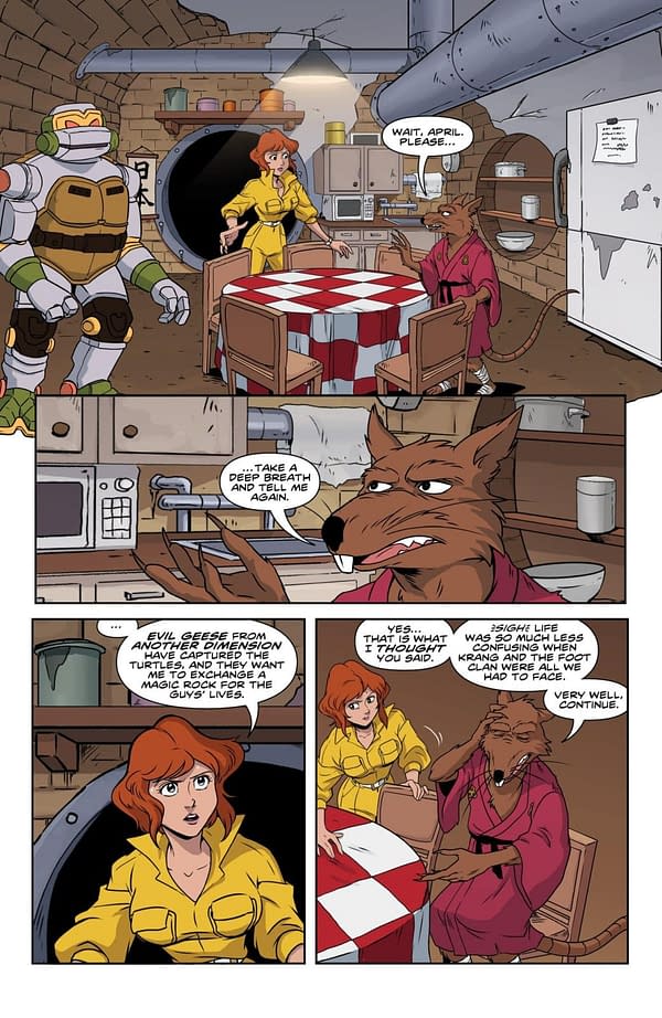 Interior preview page from TEENAGE MUTANT NINJA TURTLES: SATURDAY MORNING ADVENTURES #41 SARAH MYER COVER
