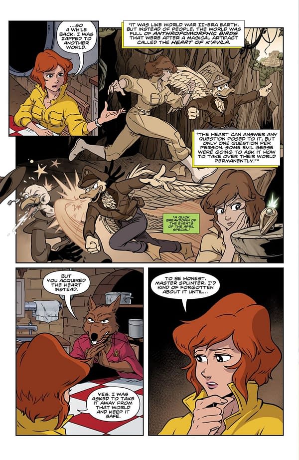 Interior preview page from TEENAGE MUTANT NINJA TURTLES: SATURDAY MORNING ADVENTURES #41 SARAH MYER COVER