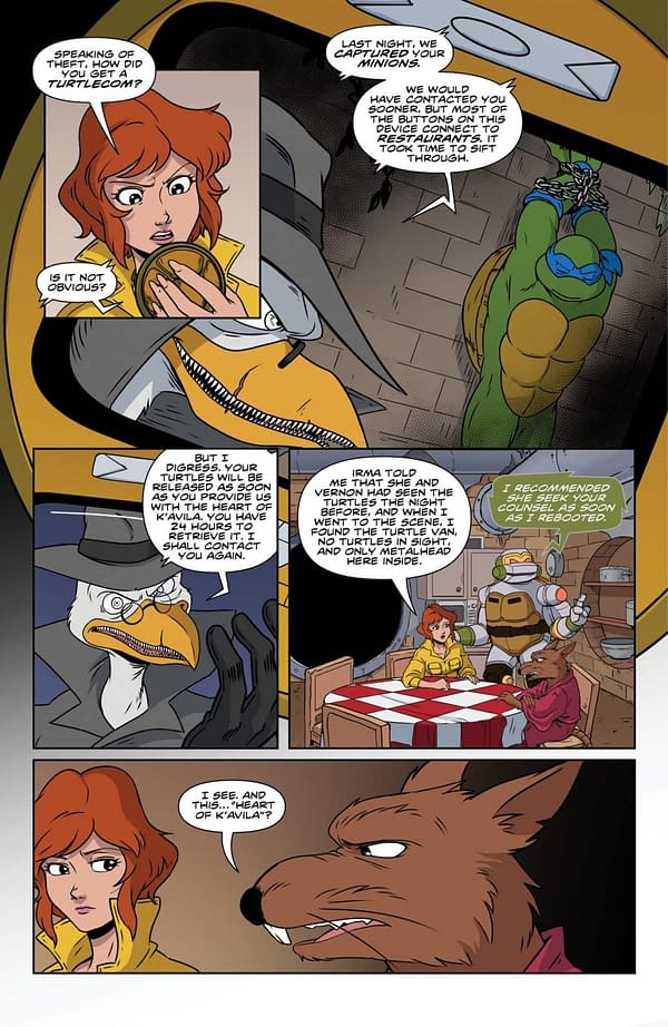 Interior preview page from TEENAGE MUTANT NINJA TURTLES: SATURDAY MORNING ADVENTURES #41 SARAH MYER COVER