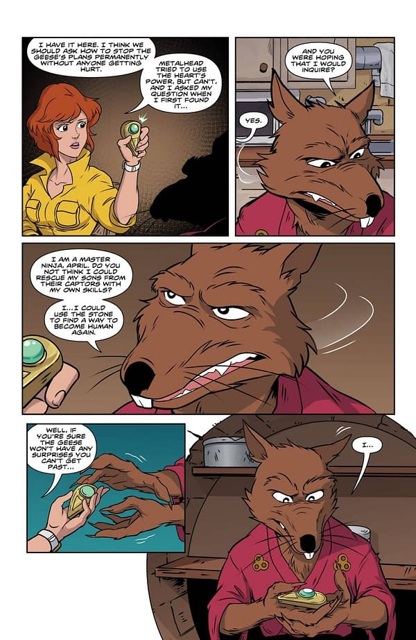 Interior preview page from TEENAGE MUTANT NINJA TURTLES: SATURDAY MORNING ADVENTURES #41 SARAH MYER COVER