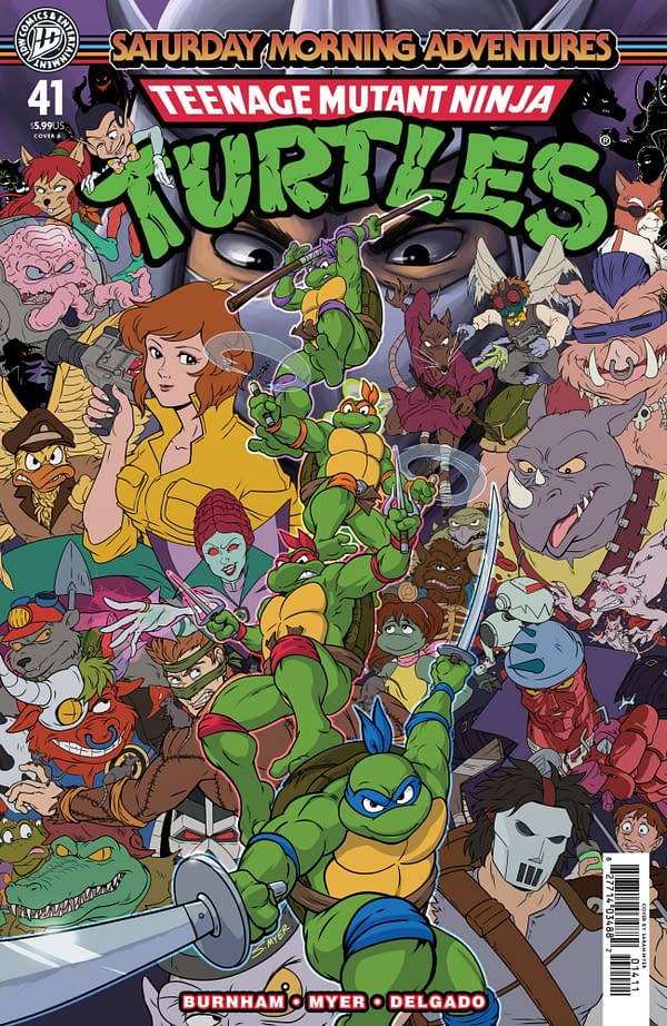 Cover image for TEENAGE MUTANT NINJA TURTLES: SATURDAY MORNING ADVENTURES #41 SARAH MYER COVER