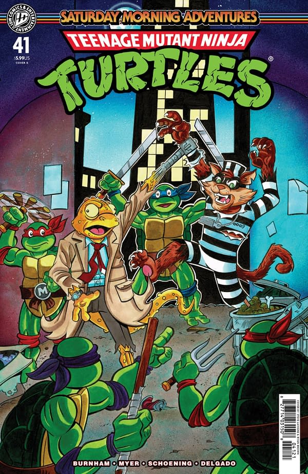 Cover image for Teenage Mutant Ninja Turtles: Saturday Morning Adventures #41 Variant B (Lavigne)