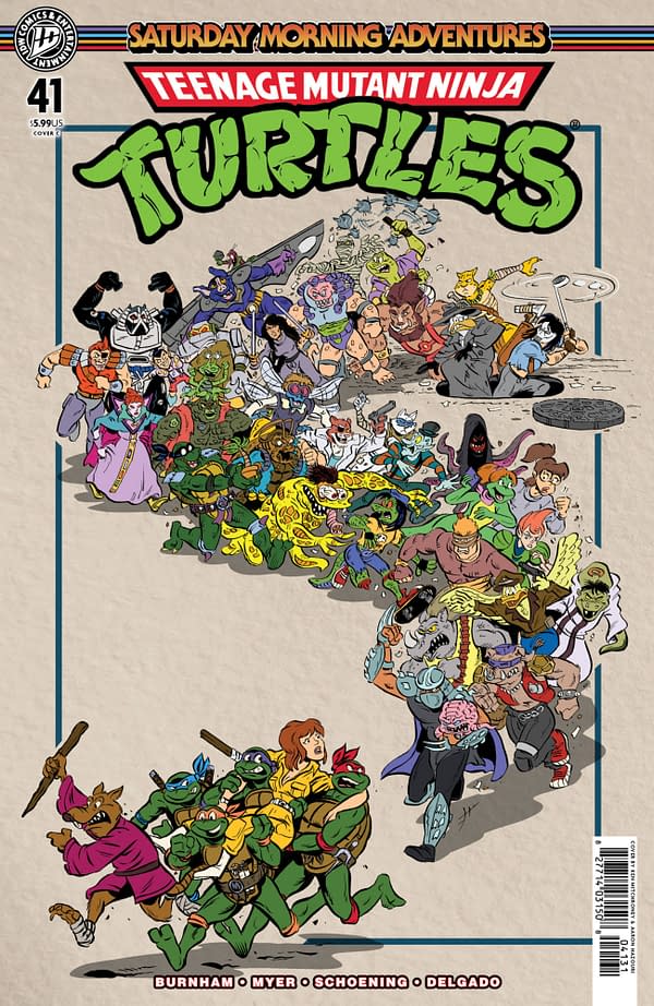 Cover image for Teenage Mutant Ninja Turtles: Saturday Morning Adventures #41 Variant C (Mitchroney)