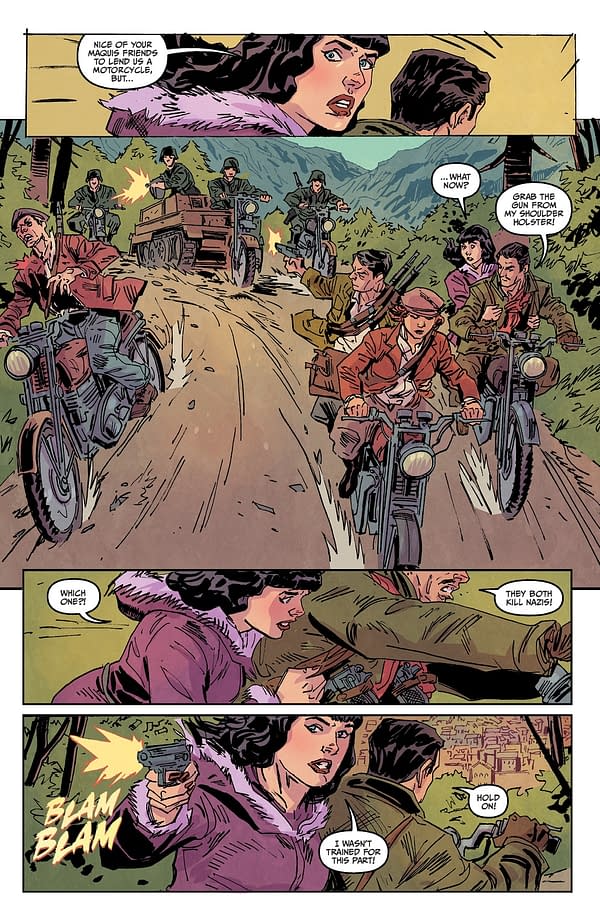 Interior preview page from THE ROCKETEER: INFILTRATOR! #3 DEAN KOTZ COVER