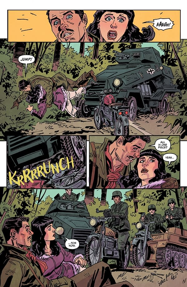 Interior preview page from THE ROCKETEER: INFILTRATOR! #3 DEAN KOTZ COVER