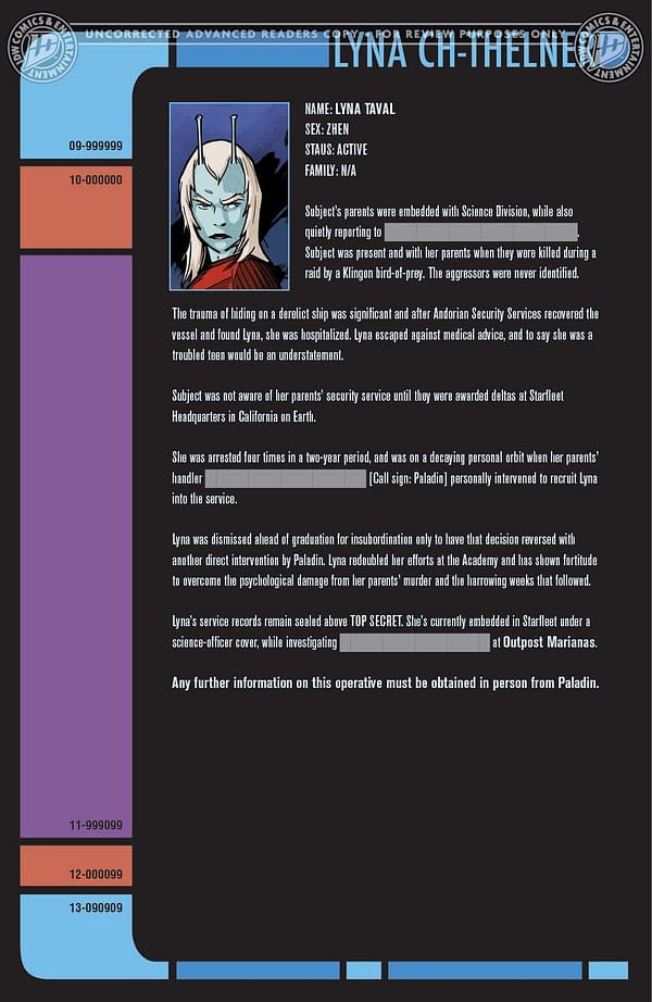 Interior preview page from STAR TREK: RED SHIRTS - GHOST OF THE 21ST CENTURY #2 CHRIS SHEHAN COVER