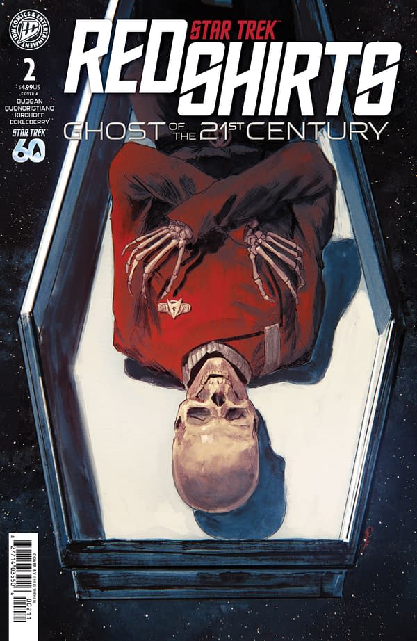 Cover image for STAR TREK: RED SHIRTS - GHOST OF THE 21ST CENTURY #2 CHRIS SHEHAN COVER