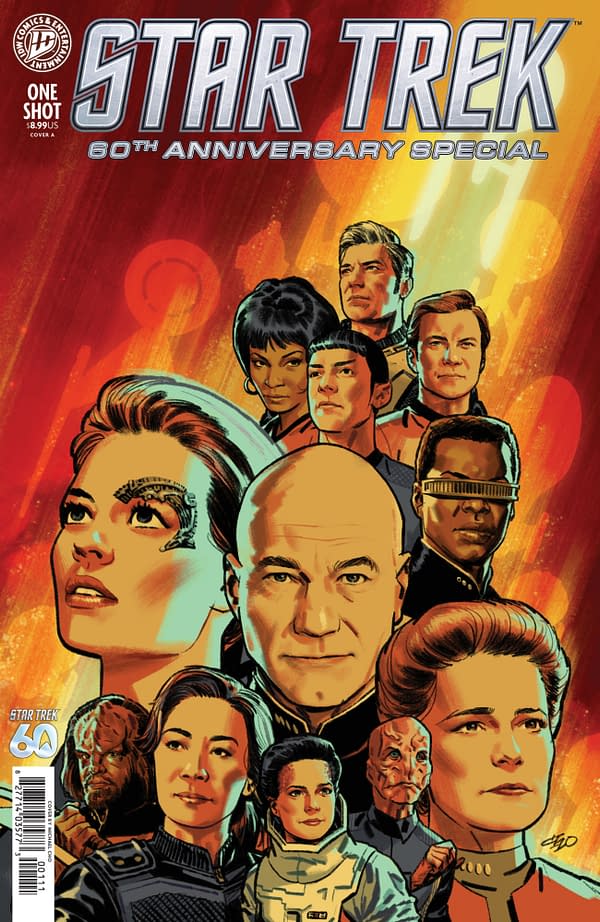 Cover image for Star Trek: 60th Anniversary Special Cover A (Cho)