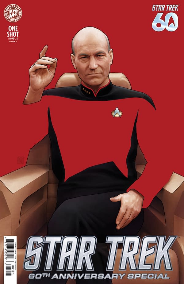 Cover image for Star Trek: 60th Anniversary Special Variant B (Christopher)
