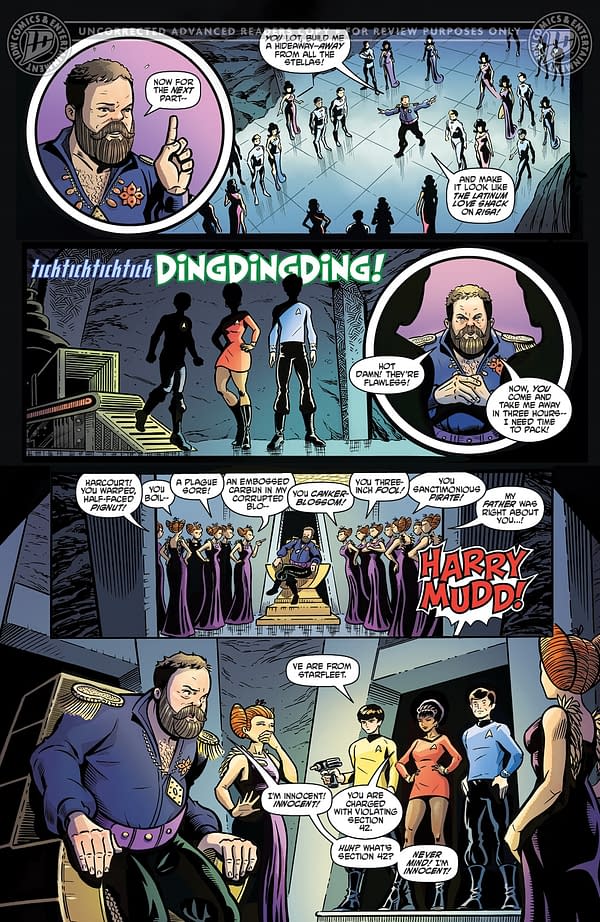 Interior preview page from STAR TREK: 60TH ANNIVERSARY SPECIAL #1 MICHAEL ALLRED COVER