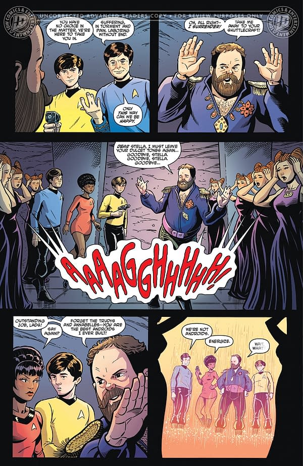 Interior preview page from STAR TREK: 60TH ANNIVERSARY SPECIAL #1 MICHAEL ALLRED COVER