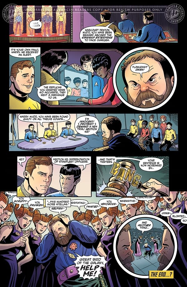 Interior preview page from STAR TREK: 60TH ANNIVERSARY SPECIAL #1 MICHAEL ALLRED COVER