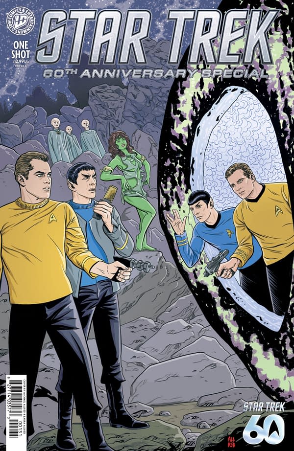 Cover image for STAR TREK: 60TH ANNIVERSARY SPECIAL #1 MICHAEL ALLRED COVER