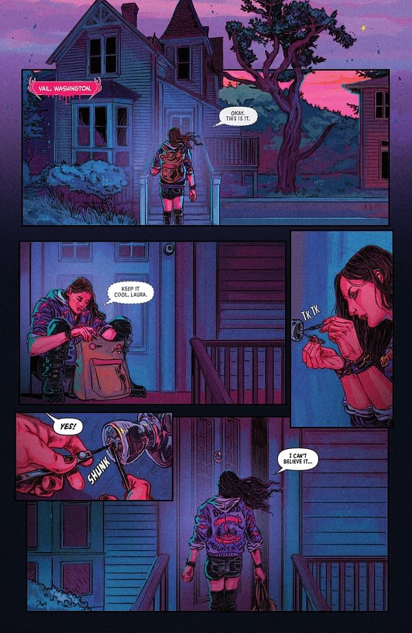 Interior preview page from FIXATION #1 SUSPIRIA VILCHEZ COVER
