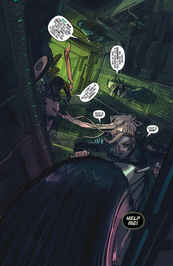 Interior preview page from STAR TREK #1 DENNIS MENHEERE COVER
