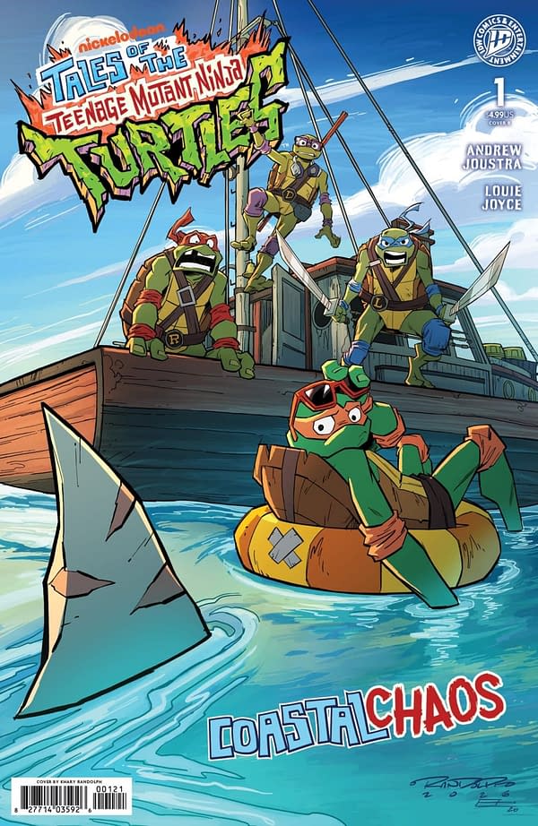 Interior preview page from TALES OF THE TEENAGE MUTANT NINJA TURTLES: COASTAL CHAOS #1 PIZZA MERT COVER