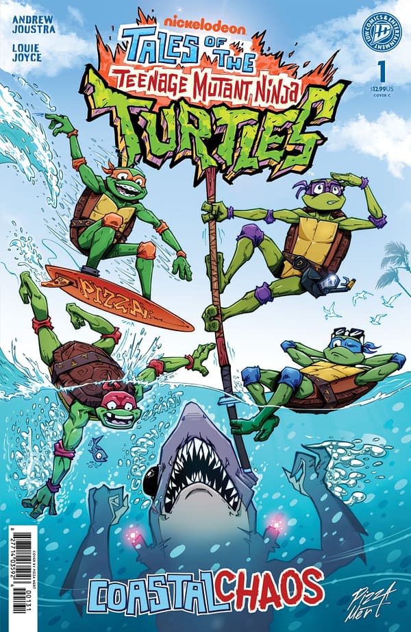 Cover image for TALES OF THE TEENAGE MUTANT NINJA TURTLES: COASTAL CHAOS #1 PIZZA MERT COVER