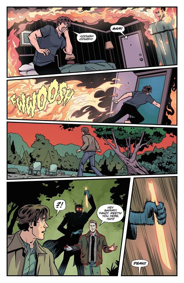 Interior preview page from Supernatural: Sam Winchester #1