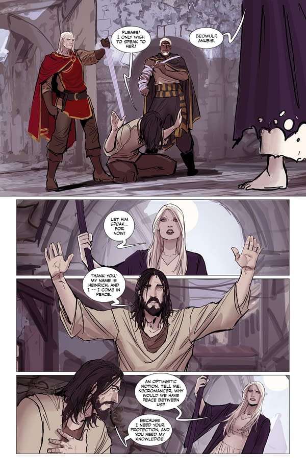 Death Vigil #3 Preview: Immortal Coworkers, Ancient Workplace Drama