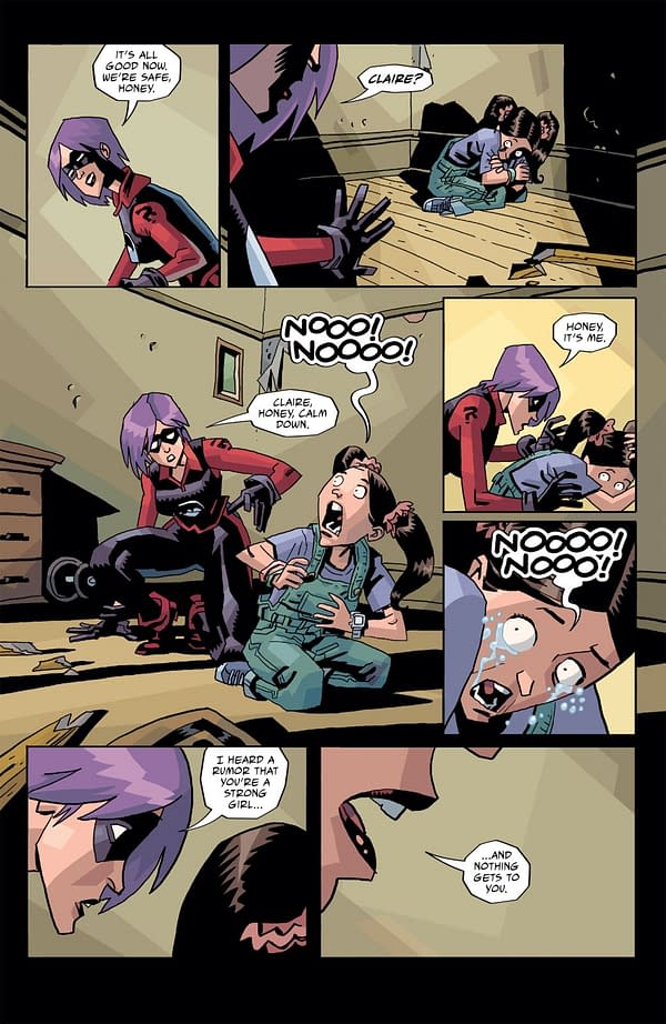 Interior preview page from THE UMBRELLA ACADEMY: PLAN B #5 GABRIEL Bá COVER
