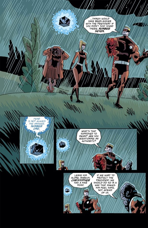 Interior preview page from THE UMBRELLA ACADEMY: PLAN B #5 GABRIEL Bá COVER