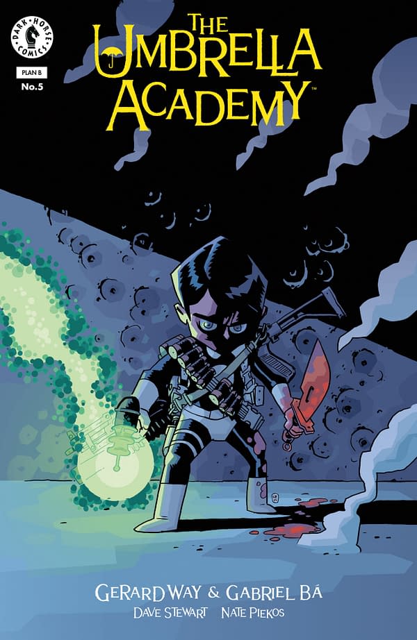 Cover image for THE UMBRELLA ACADEMY: PLAN B #5 GABRIEL Bá COVER
