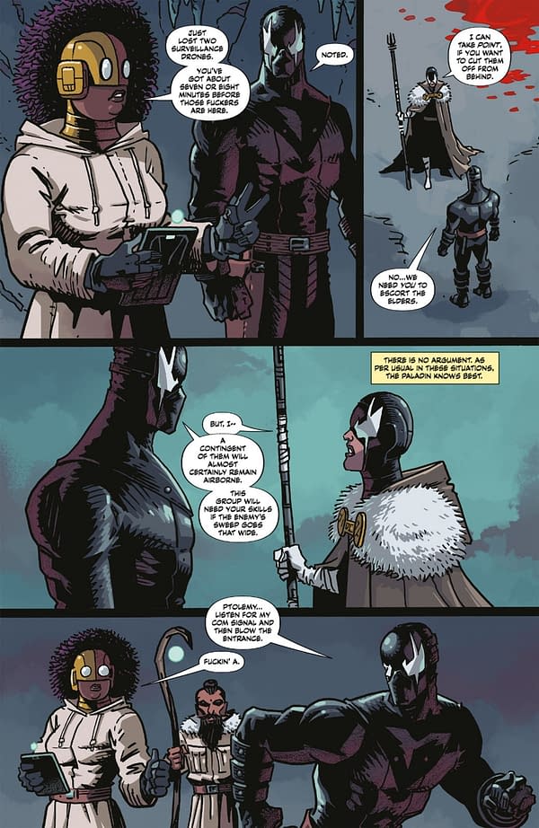 Interior preview page from GRENDEL: DEVIL'S CRUCIBLE--SEDITION #3 MATT WAGNER COVER