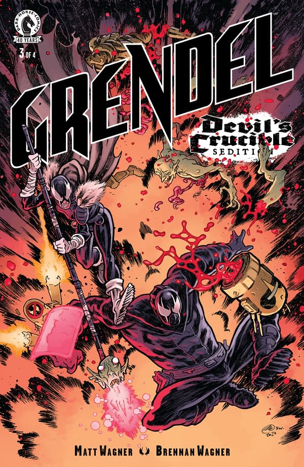 Cover image for Grendel: Devil's Crucible--Sedition #3 (CVR B) (Mark Laszlo)