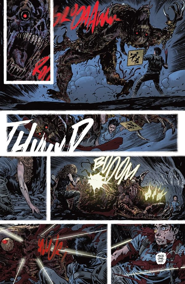 Interior preview page from ONLY THE SAVAGE ARE LEFT #4 STEFANO RAFFAEL COVER