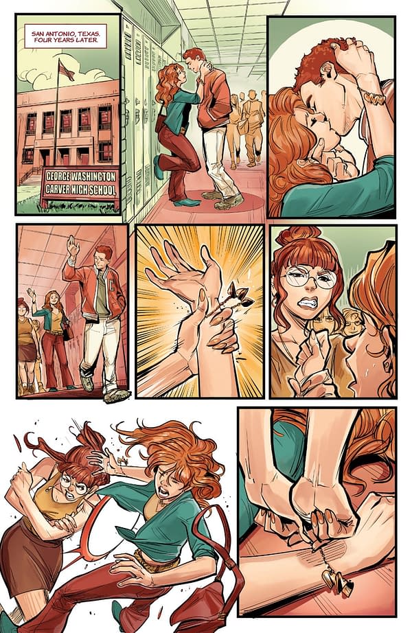 Interior preview page from THE RING: THE MAN WHO BEAT THE MAN #4 OLIVER BARRETT COVER