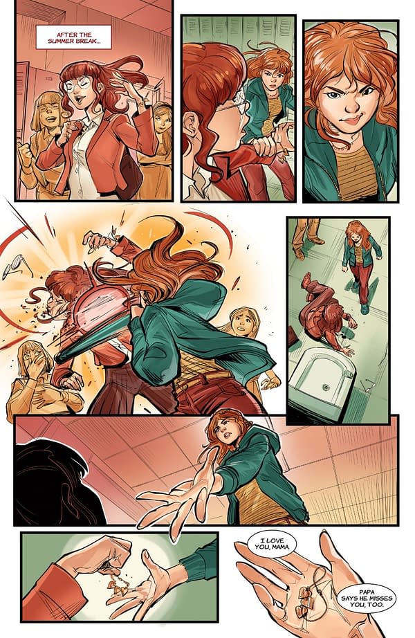 Interior preview page from THE RING: THE MAN WHO BEAT THE MAN #4 OLIVER BARRETT COVER
