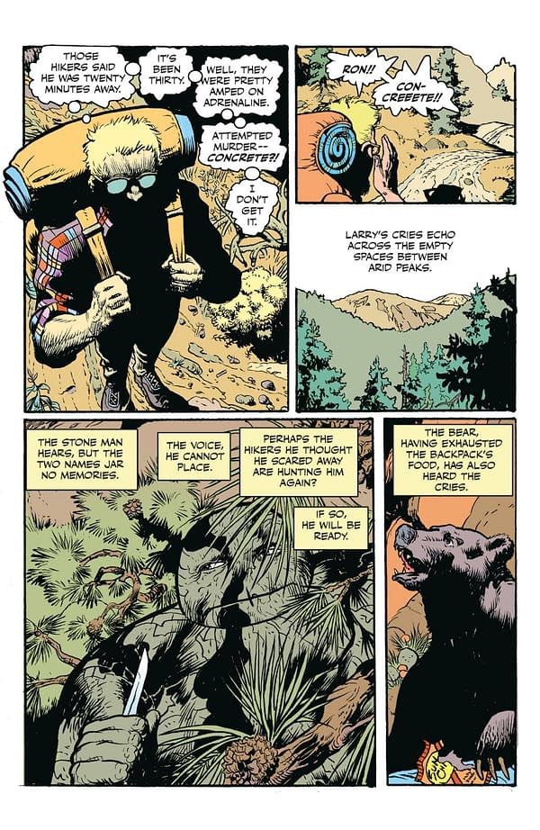 Interior preview page from CONCRETE: STARS OVER SAND #4 PAUL CHADWICK COVER