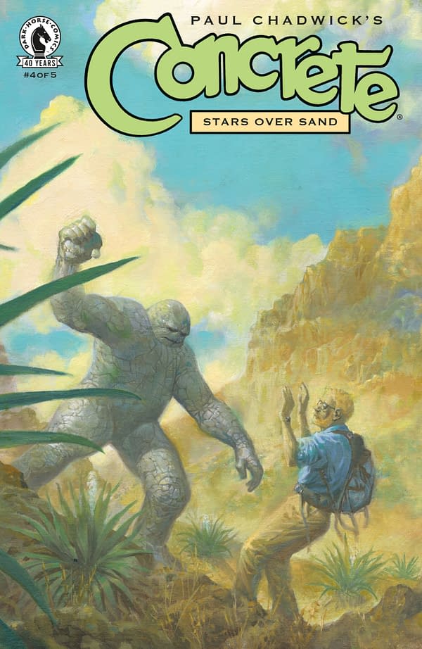 Cover image for CONCRETE: STARS OVER SAND #4 PAUL CHADWICK COVER