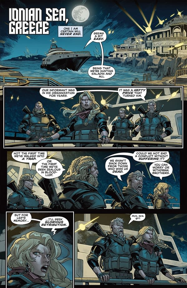 Interior preview page from KILL ALL IMMORTALS III #1 OLIVER BARRETT COVER