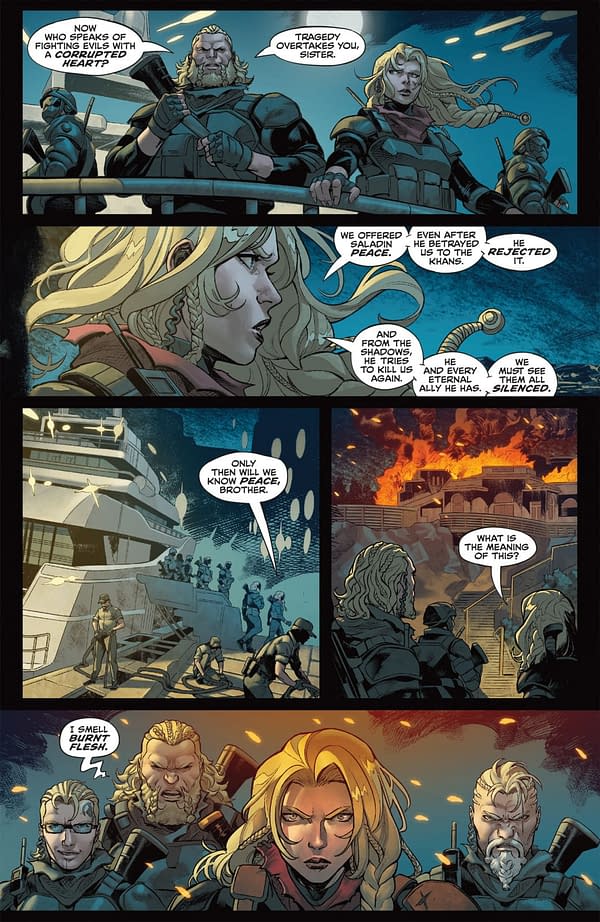 Interior preview page from KILL ALL IMMORTALS III #1 OLIVER BARRETT COVER
