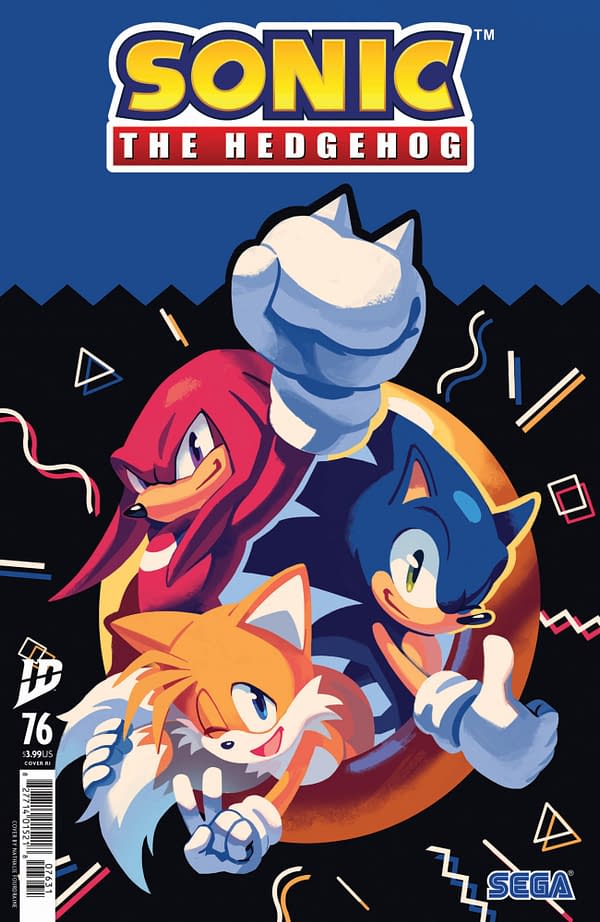 Cover image for Sonic the Hedgehog #76 Variant RI (10) (Fourdraine)