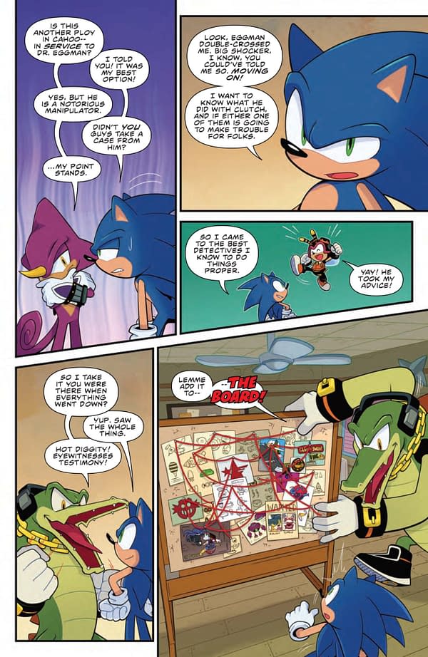 Interior preview page from SONIC THE HEDGEHOG #76 THOMAS ROTHLISBERGER COVER