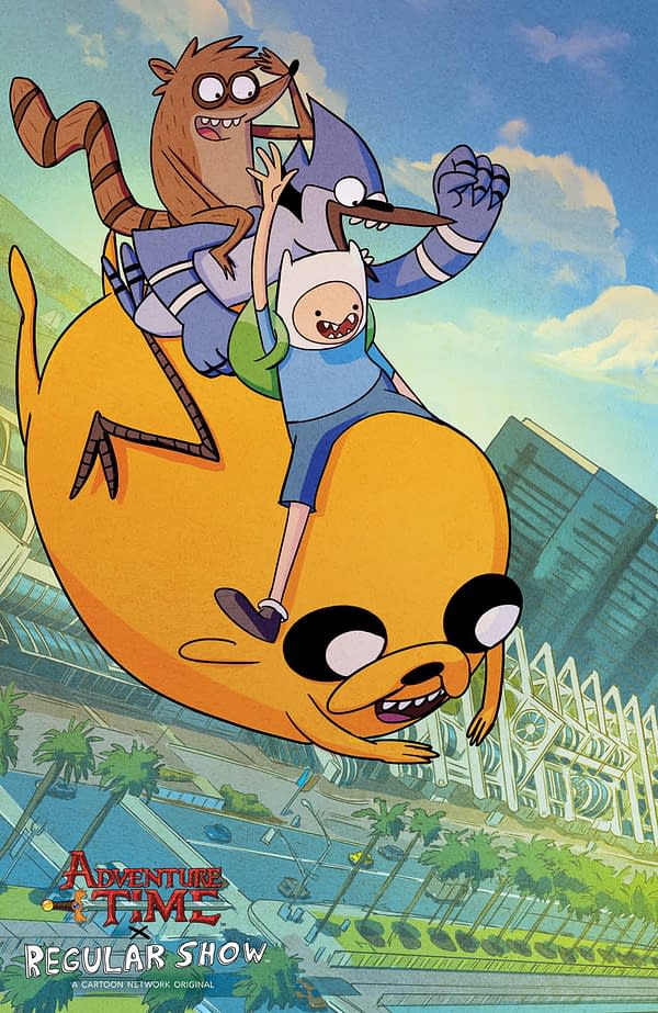 adventure time and regular show