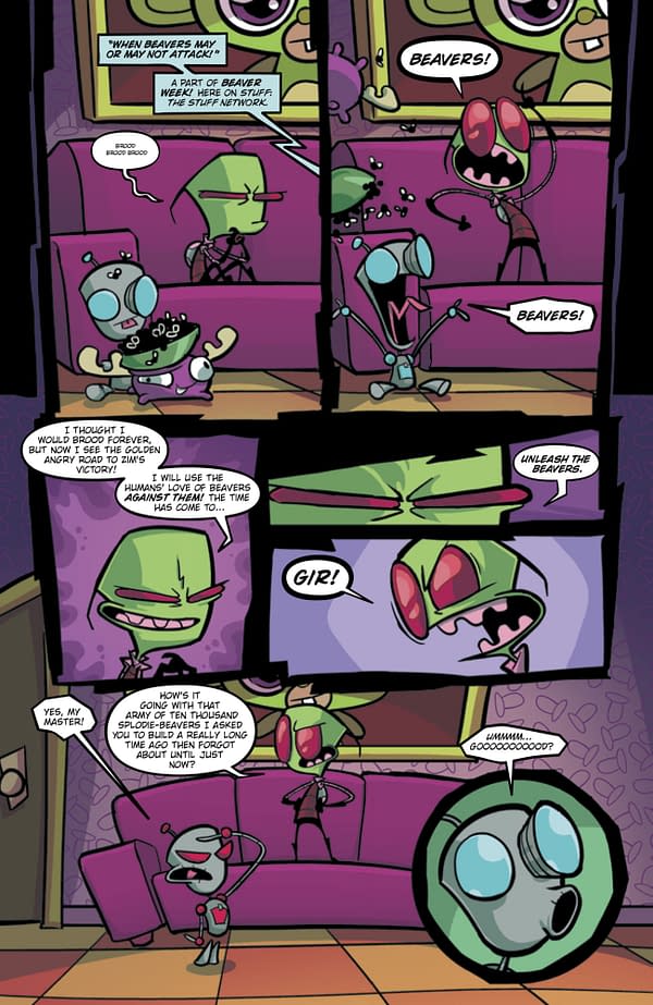 Invader Zim #27 art by Maddie C. and Fred C. Stresing
