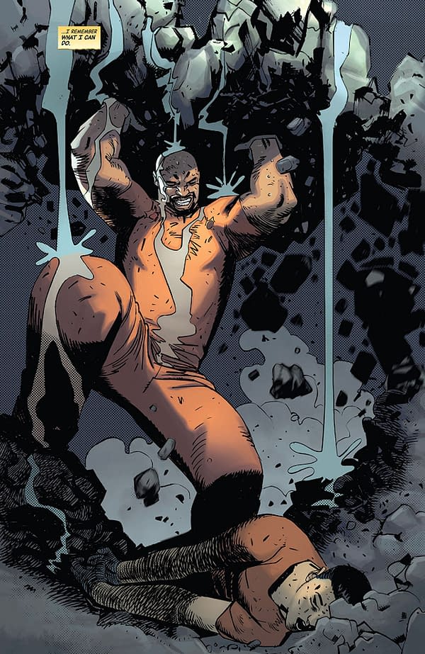 Luke Cage #169 art by Guillermo Sanna and Marcio Menyz