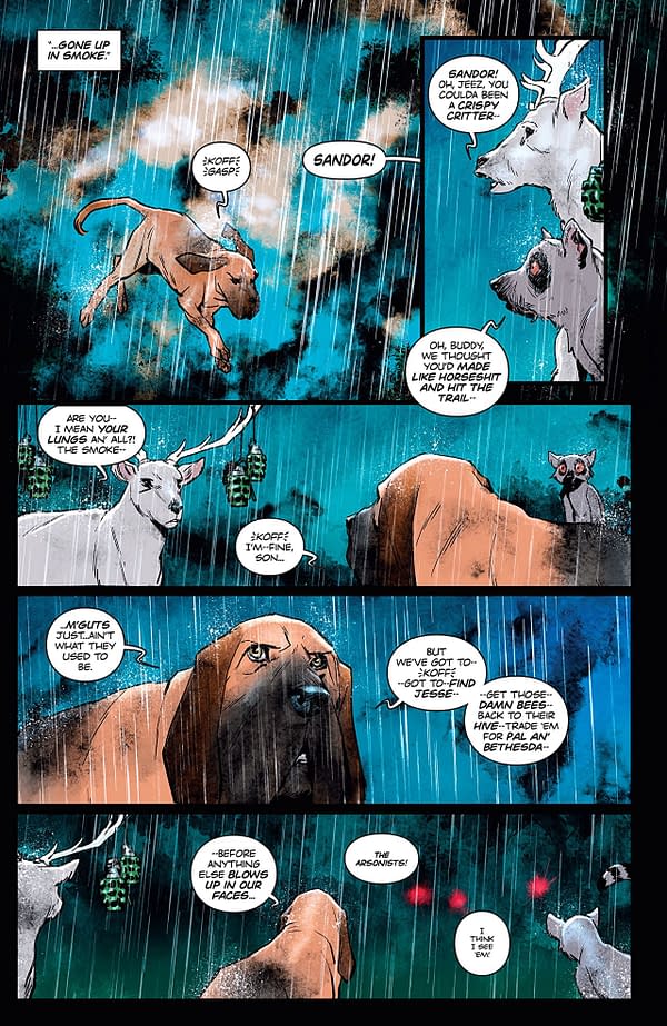 Animosity #12 art by Rafael de la Torre and Rob Schwager