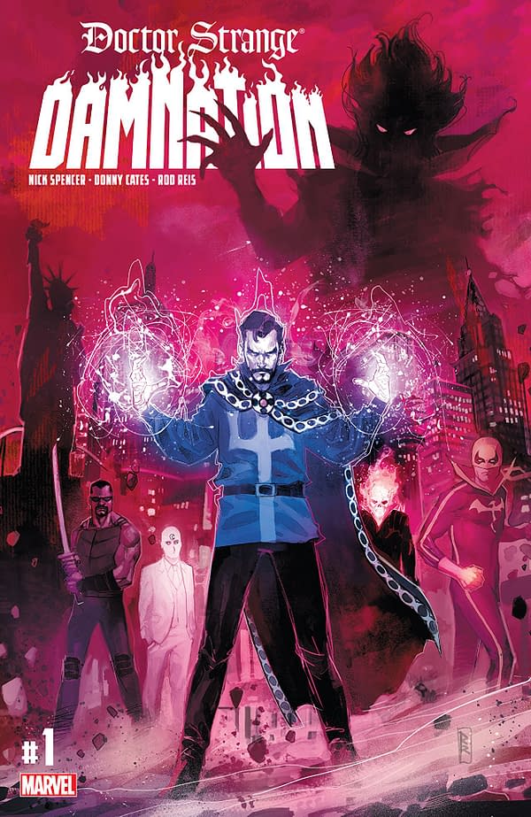 Doctor Strange: Damnation #1 Cover by Rod Reis